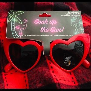 Heart Cateye kids Sunglasses ! Red ! Pin up